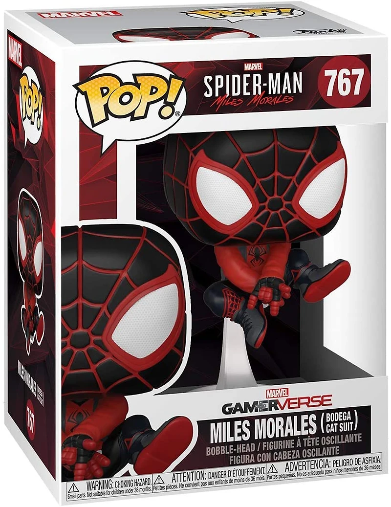 FUNKO POP! MARVEL - SPIDER-MAN: MILES MORALES [GAMERVERSE] - MILES MORALES [BODEGA CAT SUIT] #767