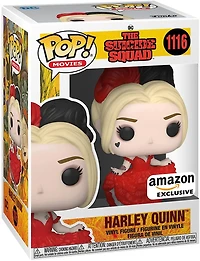 FUNKO POP! MOVIES: DC'S THE SUICIDE SQUAD - HARLEY QUINN [RED DRESS] **AMAZON EXCLUSIVE** #1116
