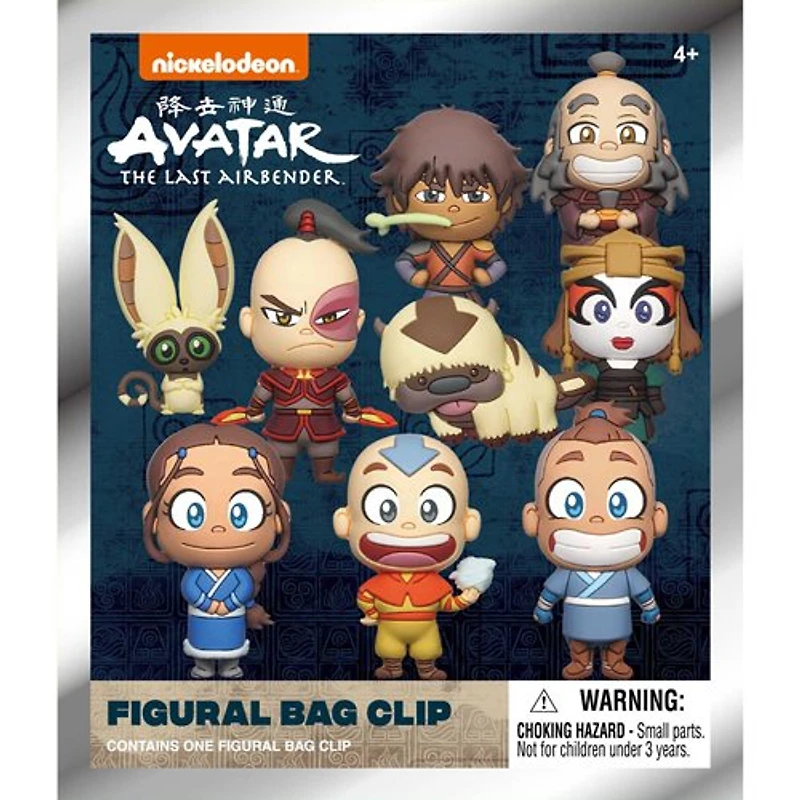 Avatar: The Last Airbender 3D Foam Bag Clip - Blind Bag Mystery Blind Bag Series 1