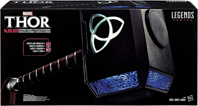 Hasbro Marvel Legends Series Mjolnir Electronic Hammer