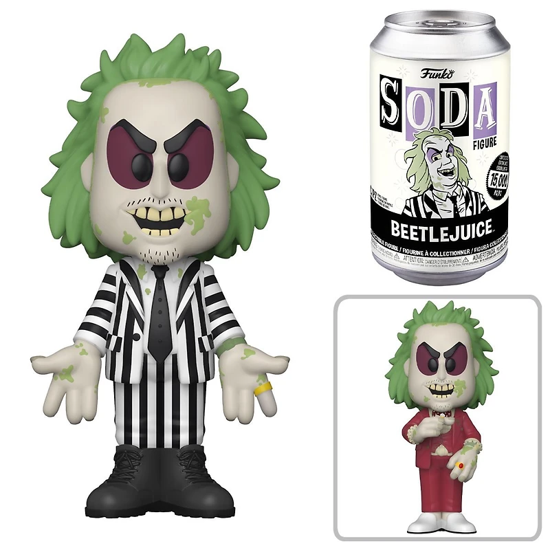 Funko Vinyl Soda Can HORROR BEETLEJUICE with chance of chase LIMITED