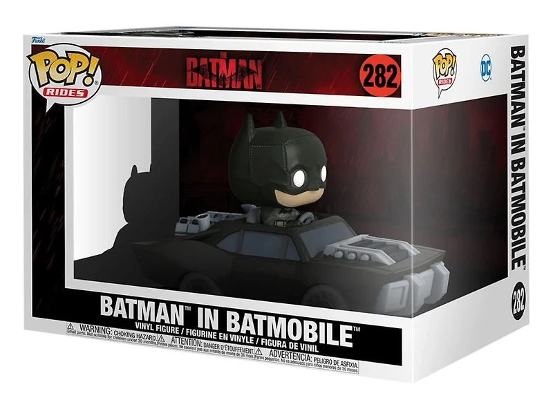 Funko Pop! DC: Rides - Super Deluxe Batman In Batmobile #282