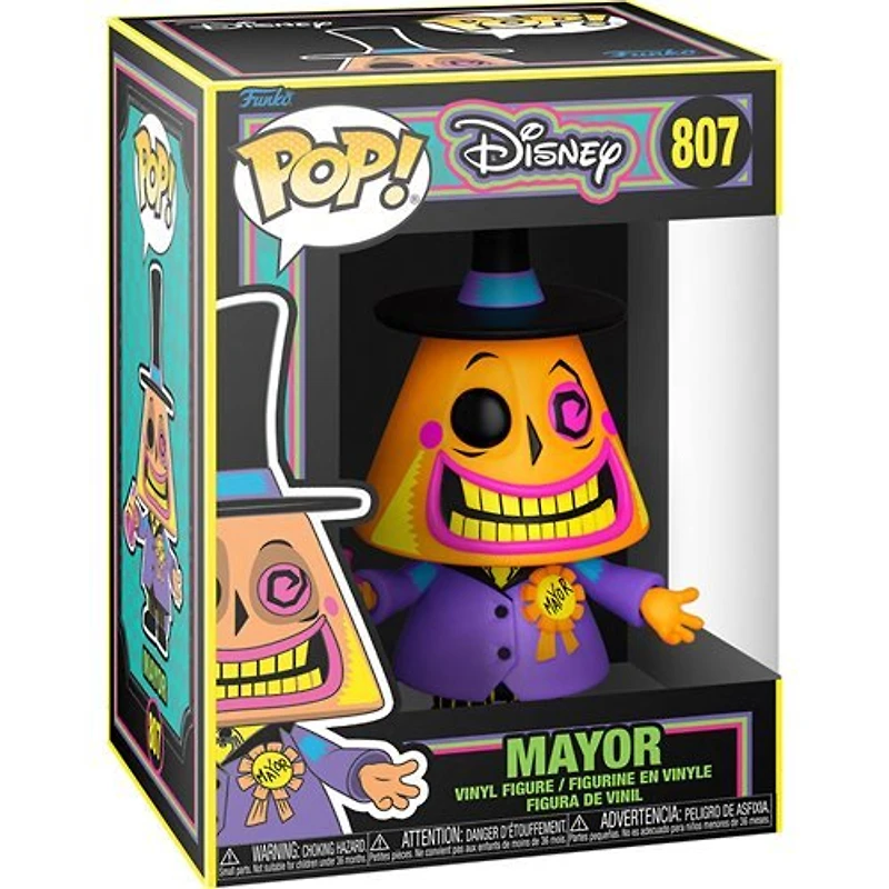 FUNKO POP! DISNEY The Nightmare Before Christmas MAYOR Blacklight #807