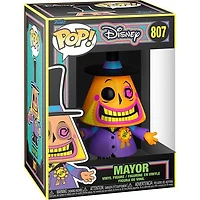 FUNKO POP! DISNEY The Nightmare Before Christmas MAYOR Blacklight #807