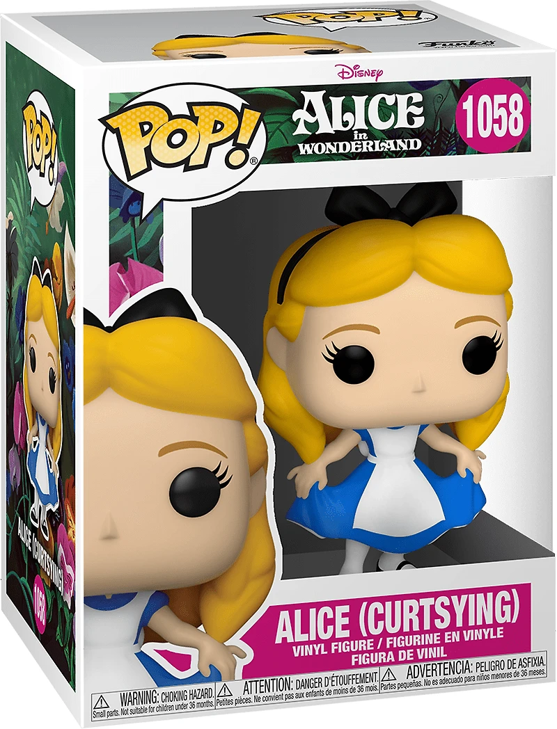 FUNKO POP! DISNEY: ALICE IN WONDERLAND [70TH ANNIVERSARY] - ALICE [CURTSYING] #1058