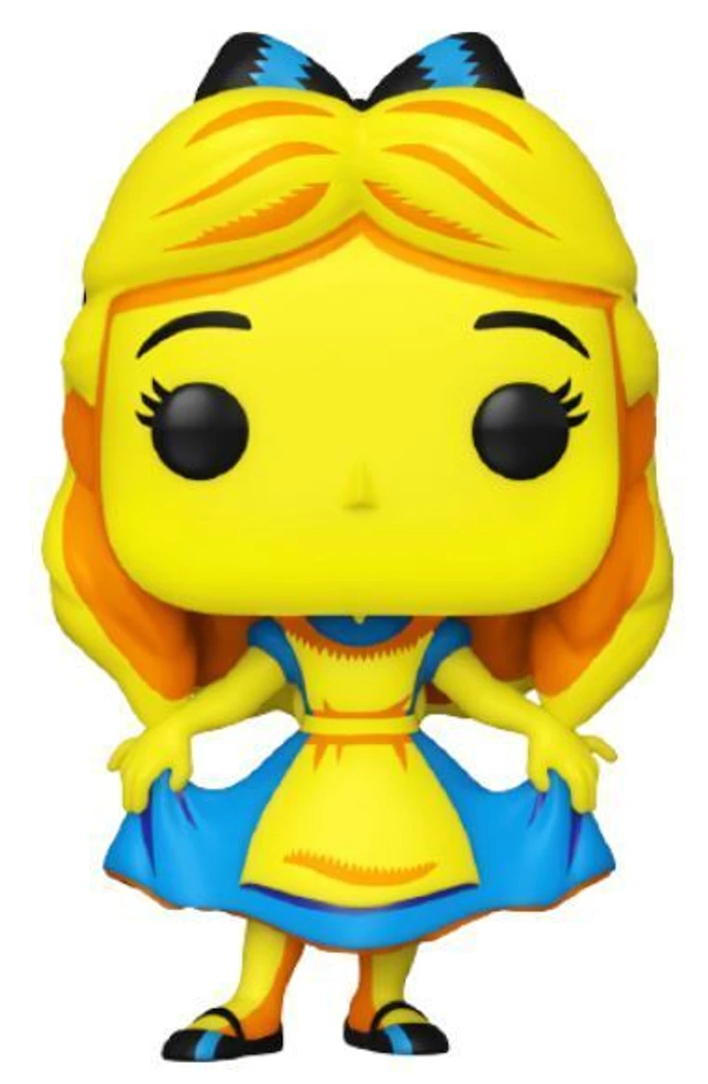 FUNKO POP! DISNEY: ALICE IN WONDERLAND [70TH ANNIVERSARY] - ALICE [CURTSYING - BLACK LIGHT GLOW] **FUNKO SHOP EXCLUSIVE** #1058
