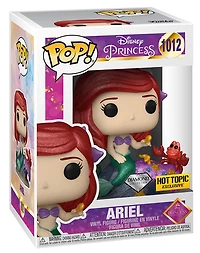 FUNKO POP! DISNEY: ULTIMATE PRINCESS - ARIEL [DIAMOND COLLECTION] **HOT TOPIC EXCLUSIVE** #1012