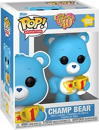 FUNKO POP! ANIMATION: CARE BEARS [40TH ANNIVERSARY] - CHAMP BEAR #1203 COMMON/CHASE