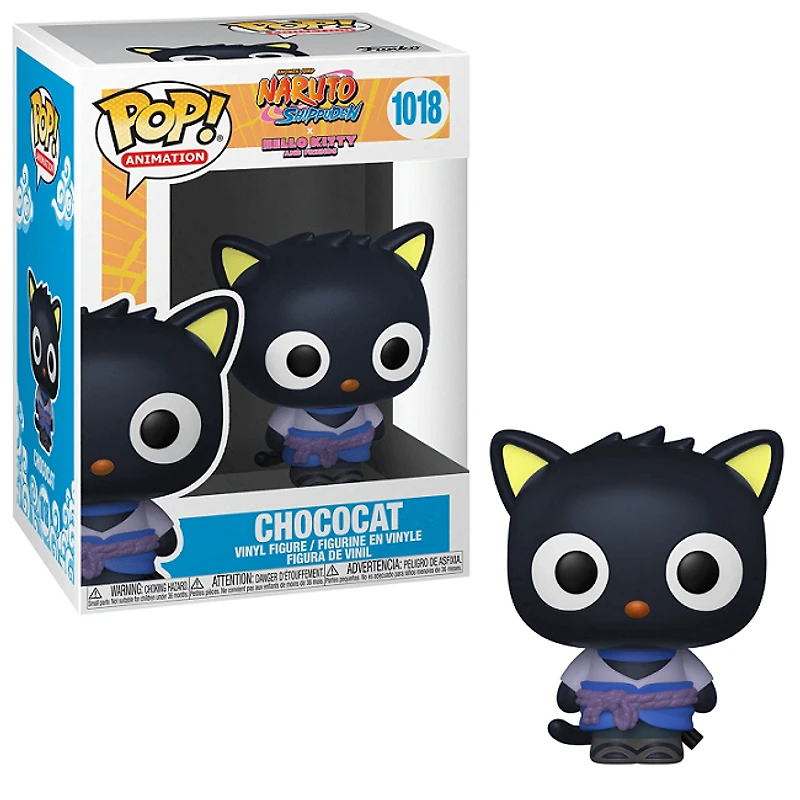 FUNKO POP! ANIMATION: NARUTO X SANRIO HELLO KITTY - CHOCOCAT [AS SASUKE] #1018