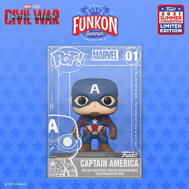 Marvel Die-Cast #01 Captain America Civil War