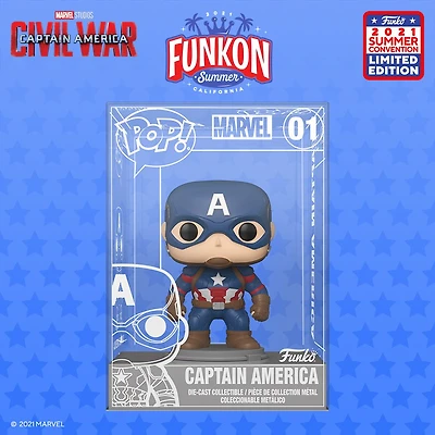 Marvel Die-Cast #01 Captain America Civil War