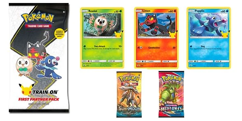 Pokemon TCG: 25th Anniversary - First Partner Pack (Alola)