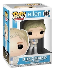FUNKO POP! TELEVISION - ELLEN DEGENERES [WHITE SUIT] #618