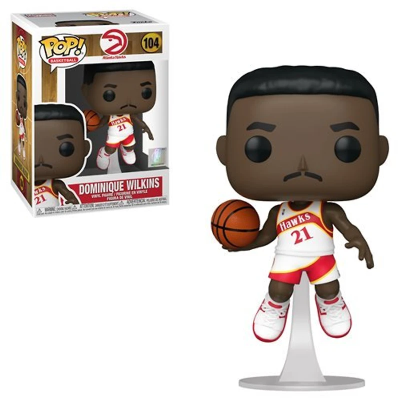 Funko Pop! Dominique Wilkins Basketball Legend Hawks #104