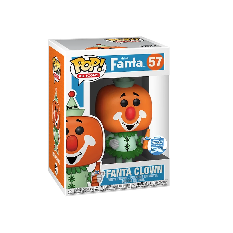 FUNKO POP! AD ICONS - FANTA CLOWN **FUNKO SHOP EXCLUSIVE** #57