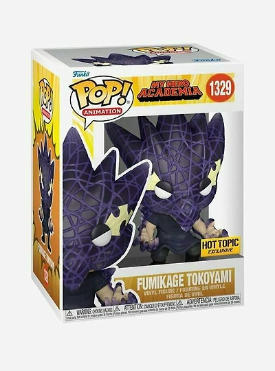 FUNKO POP! ANIMATION: MY HERO ACADEMIA [MHA] - FUMIKAGE TOKOYAMI **HOT TOPIC EXCLUSIVE** #1329