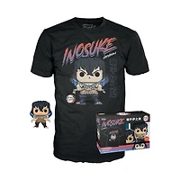 Funko Pop! and Tee: Demon Slayer Inosuke Hashibira Unmasked (Small - XXL) EB GAME EXCLUSIVE