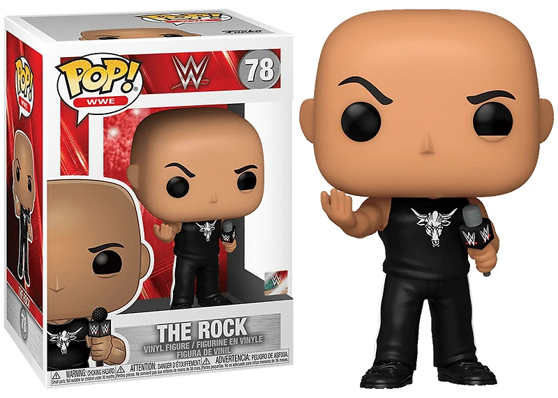 FUNKO POP! WWE - THE ROCK [ON MICROPHONE] #78