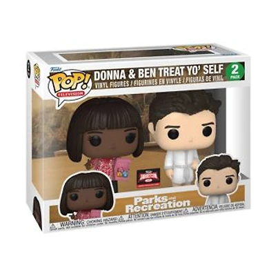 Funko Pop! Television: Parks And Recreation - Donna & Ben Treat Yo' Self 2pk [TargetCon Exclusive]