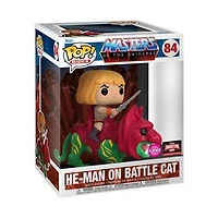 Funko Pop! Rides: Masters Of The Universe - He-Man On Battle Cat (Flocked) #84 [TargetCon Exclusive]