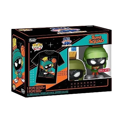 Funko Pop! MOVIE SPACE JAM 2 NEW LEGACY COLLECTORS BOX MARVIN THE MARTIAN METALLIC & TEE *TARGET EXCLUSIVE* #1085