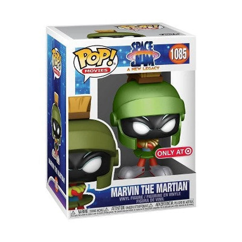 Funko Pop! MOVIE SPACE JAM 2 NEW LEGACY COLLECTORS BOX MARVIN THE MARTIAN METALLIC & TEE *TARGET EXCLUSIVE* #1085