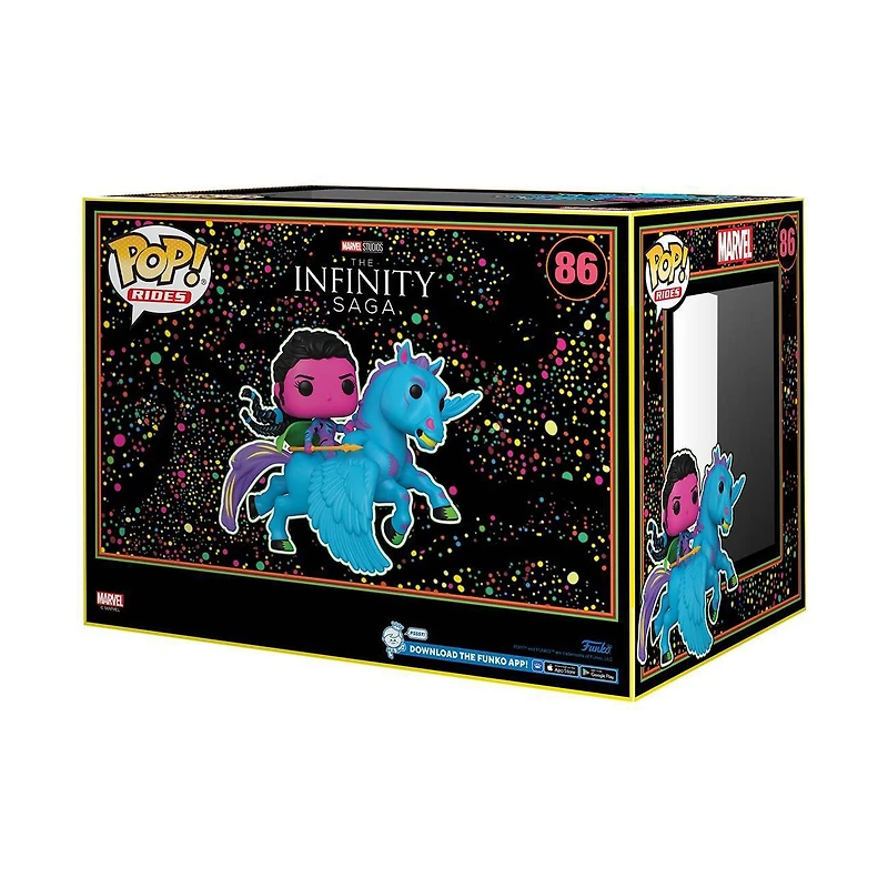FUNKO POP! Rides: BLACKLIGHT AVENGERS ENDGAME VALKYRIES RIDE - VALKYRIE #86 [SPECIAL EDITION]