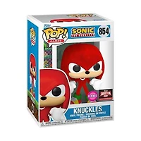 Funko Pop! Games: Sonic The Hedgehog - Knuckles (Flocked) #854 [TargetCon Exclusive]