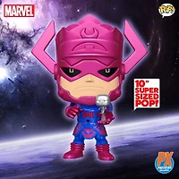 FUNKO POP! MARVEL: FANTASTIC FOUR - 10" GALACTUS W/ SILVER SURFER [METALLIC] **PX PREVIEWS EXCLUSIVE** #809