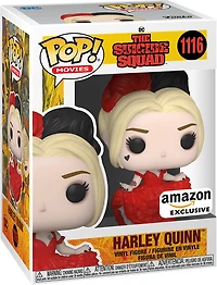 FUNKO POP! MOVIES: DC'S THE SUICIDE SQUAD - HARLEY QUINN [RED DRESS] **AMAZON EXCLUSIVE** #1116