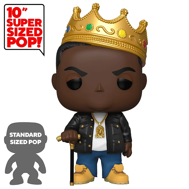 FUNKO POP! ROCKS [MUSIC] - 10" NOTORIOUS B.I.G. [W/ CROWN] **FUNKO SHOP EXCLUSIVE** #162