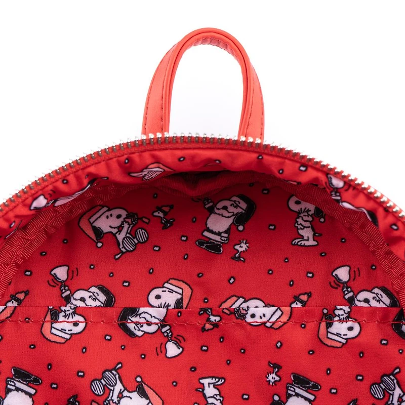 LOUNGEFLY PEANUTS Snoopy And Woodstock Glow In The Dark Loungefly Mini Backpack