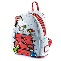 LOUNGEFLY PEANUTS Snoopy And Woodstock Glow In The Dark Loungefly Mini Backpack