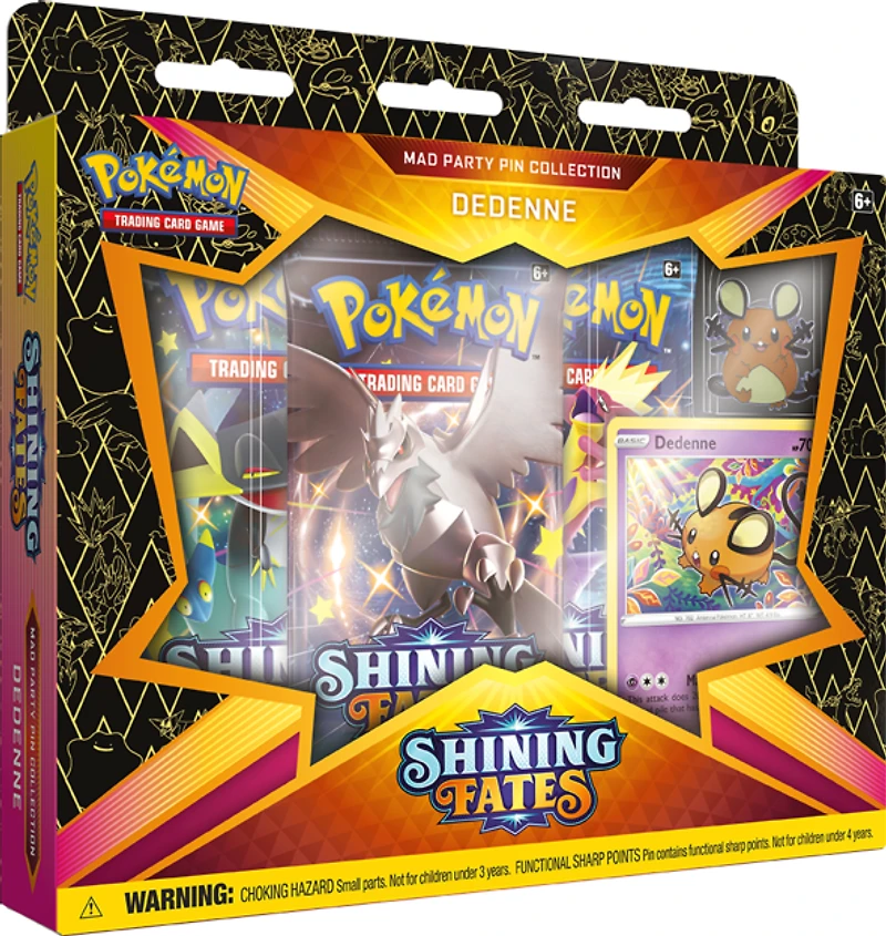 POKEMON - SHINING FATES - MAD PARTY PIN COLLECTION