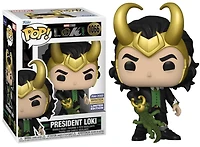 FUNKO POP! MARVEL: LOKI [TV SERIES] - PRESIDENT LOKI [W/ ALLIGATOR LOKI] **2022 WINTER CONVENTION EXCLUSIVE** #1066