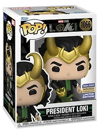 FUNKO POP! MARVEL: LOKI [TV SERIES] - PRESIDENT LOKI [W/ ALLIGATOR LOKI] **2022 WINTER CONVENTION EXCLUSIVE** #1066