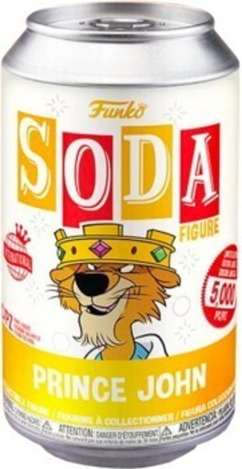 FUNKO SODA! DISNEY: ROBIN HOOD - PRINCE JOHN **SEALED CAN**