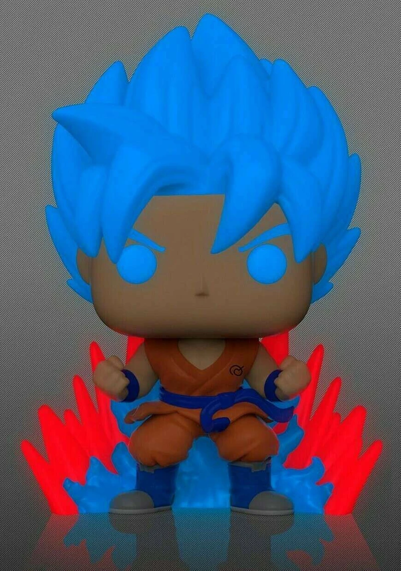 FUNKO POP! ANIMATION: DRAGON BALL SUPER [DBS] - SUPER SAIYAN GOD SUPER SAIYAN [SSGSS] GOKU [KAIO-KEN TIMES TWENTY] - [GITD] **BOXLUNCH EXCLUSIVE**#1256