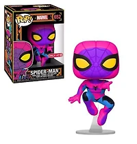 FUNKO POP & TEE - MARVEL SPIDER-MAN [BLACK LIGHT GLOW] **TARGET EXCLUSIVE**