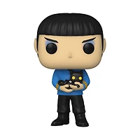 FUNKO POP! TELEVISION: STAR TREK - SPOCK [W/ CAT] **FUNKO SHOP EXCLUSIVE** #1142