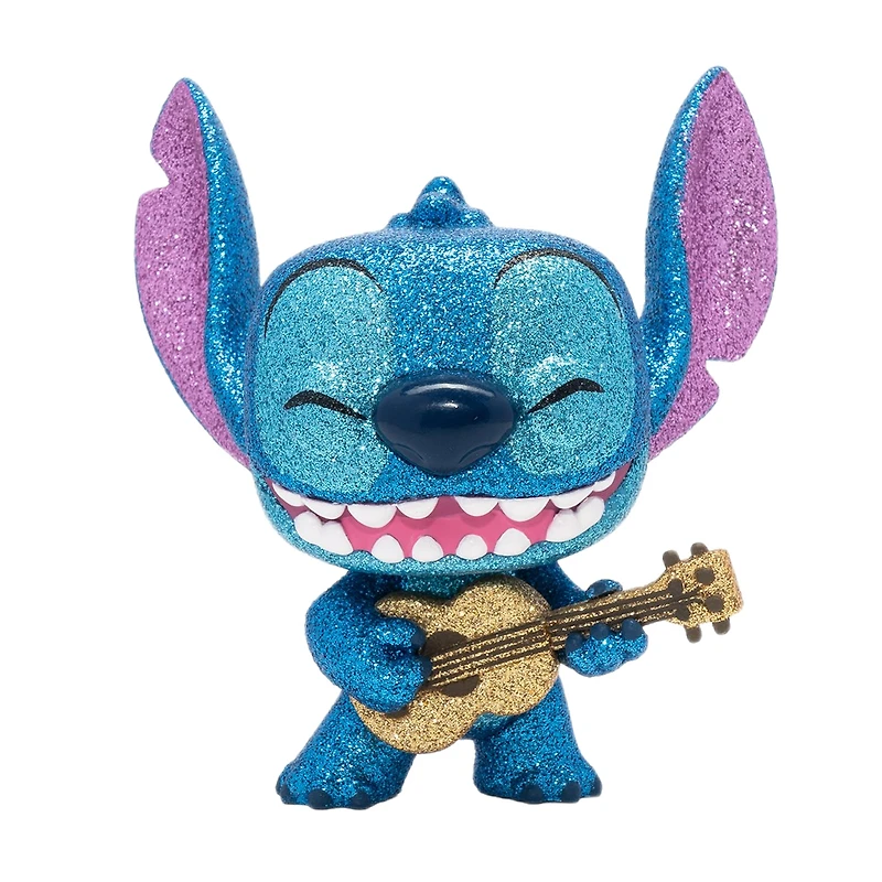 FUNKO POP! DISNEY: LILO & STITCH - STITCH W/ UKULELE [DIAMOND COLLECTION] **ENTERTAINMENT EARTH EXCLUSIVE** #1044
