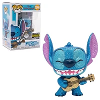 FUNKO POP! DISNEY: LILO & STITCH - STITCH W/ UKULELE [DIAMOND COLLECTION] **ENTERTAINMENT EARTH EXCLUSIVE** #1044