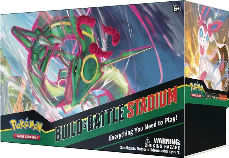 Pokemon TCG: Sword & Shield - Evolving Skies Build & Battle Stadium Box