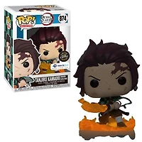 **CHASE & COMMON COMBO** FUNKO POP! ANIMATION: DEMON SLAYER - TANJIRO KAMADO [HINOKAMI KAGURA DANCE / BREATH OF THE SUN] **GALACTIC TOYS EXCLUSIVE** #874