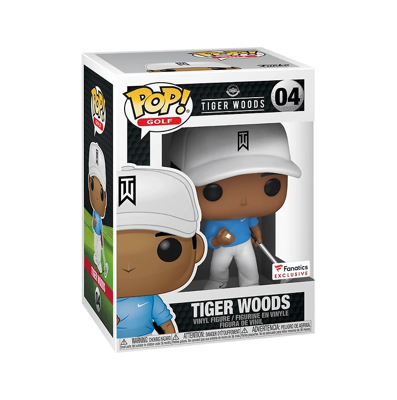 FUNKO POP! GOLF [PGA] - TIGER WOODS [BLUE SHIRT] **FANATICS EXCLUSIVE** #04