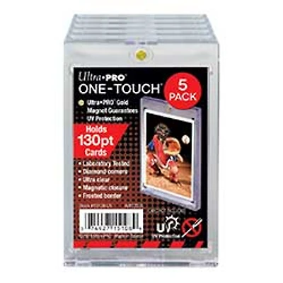ONE-TOUCH 3x5 UV 130pt - ULTRA PRO - 5-PACK