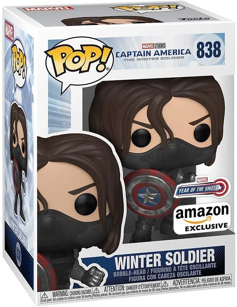 FUNKO POP! MARVEL - CAPTAIN AMERICA: WINTER SOLIDER - WINTER SOLIDER [YEAR OF THE SHIELD] **AMAZON EXCLUSIVE** #838