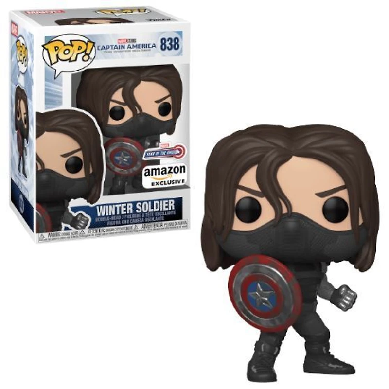 FUNKO POP! MARVEL - CAPTAIN AMERICA: WINTER SOLIDER - WINTER SOLIDER [YEAR OF THE SHIELD] **AMAZON EXCLUSIVE** #838