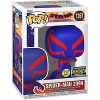 Funko Pop! MARVEL SPIDER-VERSE SPIDER-MAN 2099 #1267 *GLOW* [EE EXCLUSIVE]