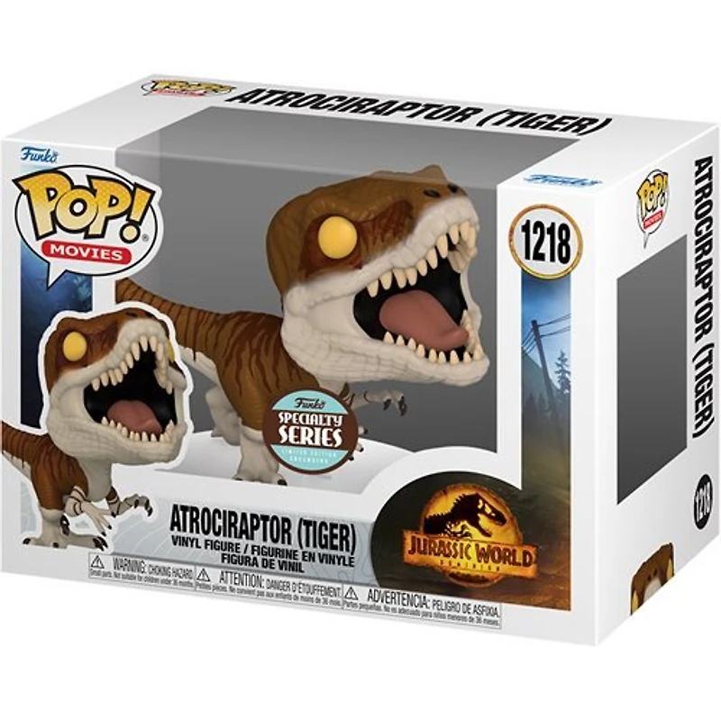 Funko Pop! Jurassic World: Dominion - Atrociraptor (Tiger) #1218 [Specialty Series Exclusive]
